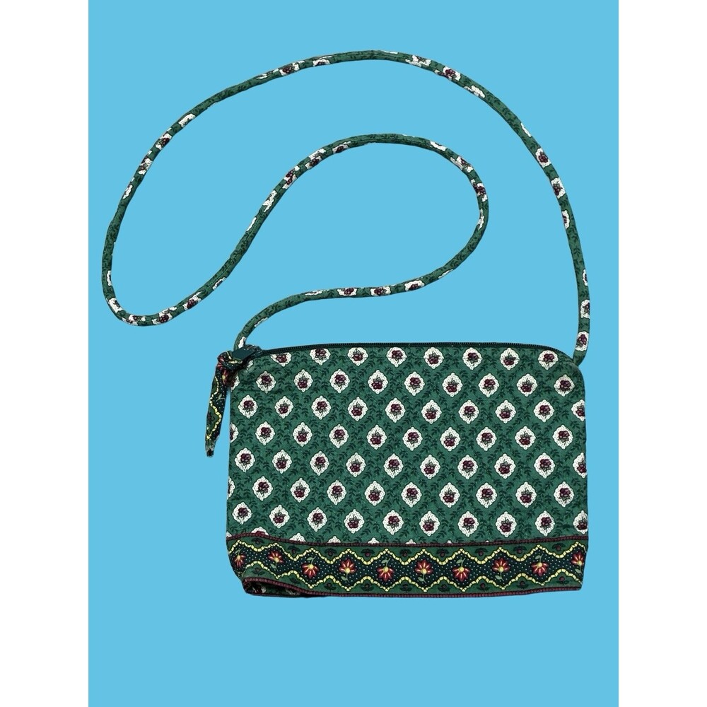 Vera Bradley Vintage Greenfield Shoulder Crossbody Spring 2000